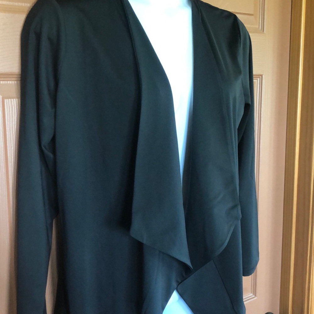 Nwt Devon & Jones Draped Open Blazer - image 2